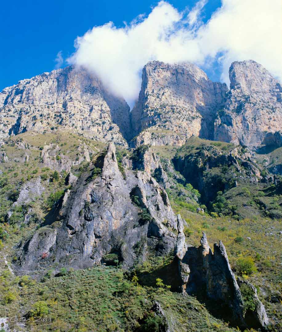 Dolomites in Vikos Canyon